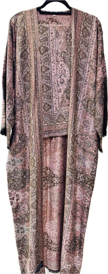 Dusty Rose Classic Pashmina Abaya