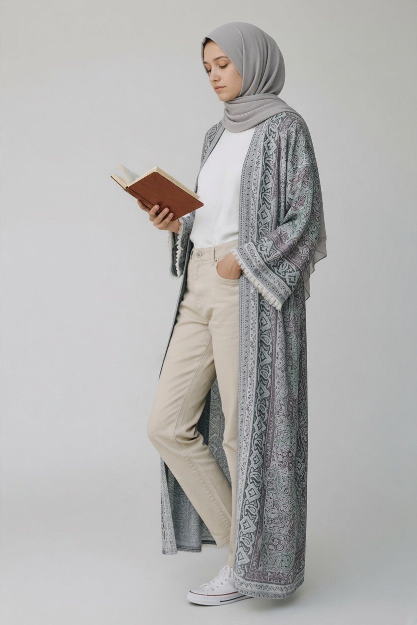 Premium Pashmina Abaya for Women - Image 2